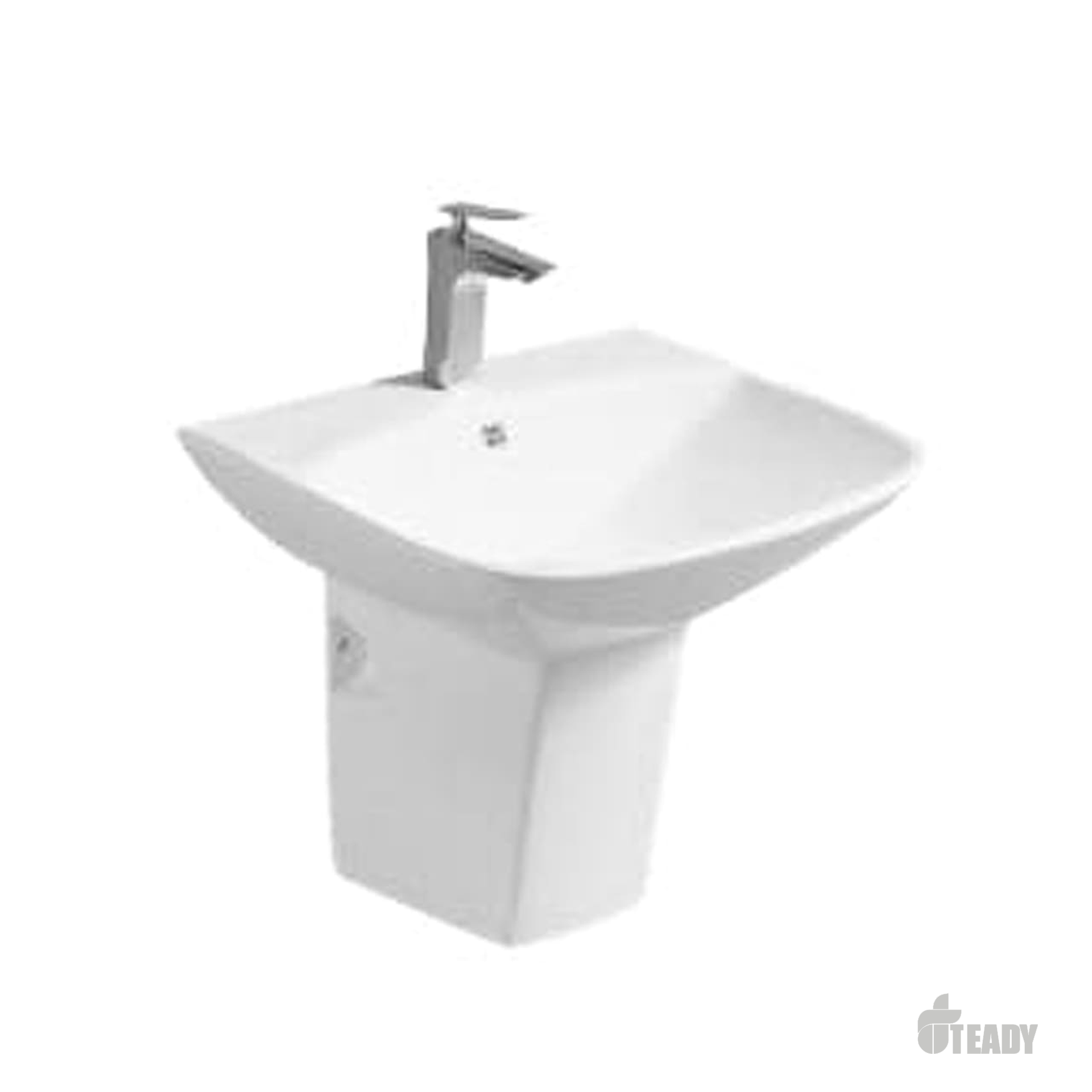 Lavabo treo tường chân lửng LV5002F