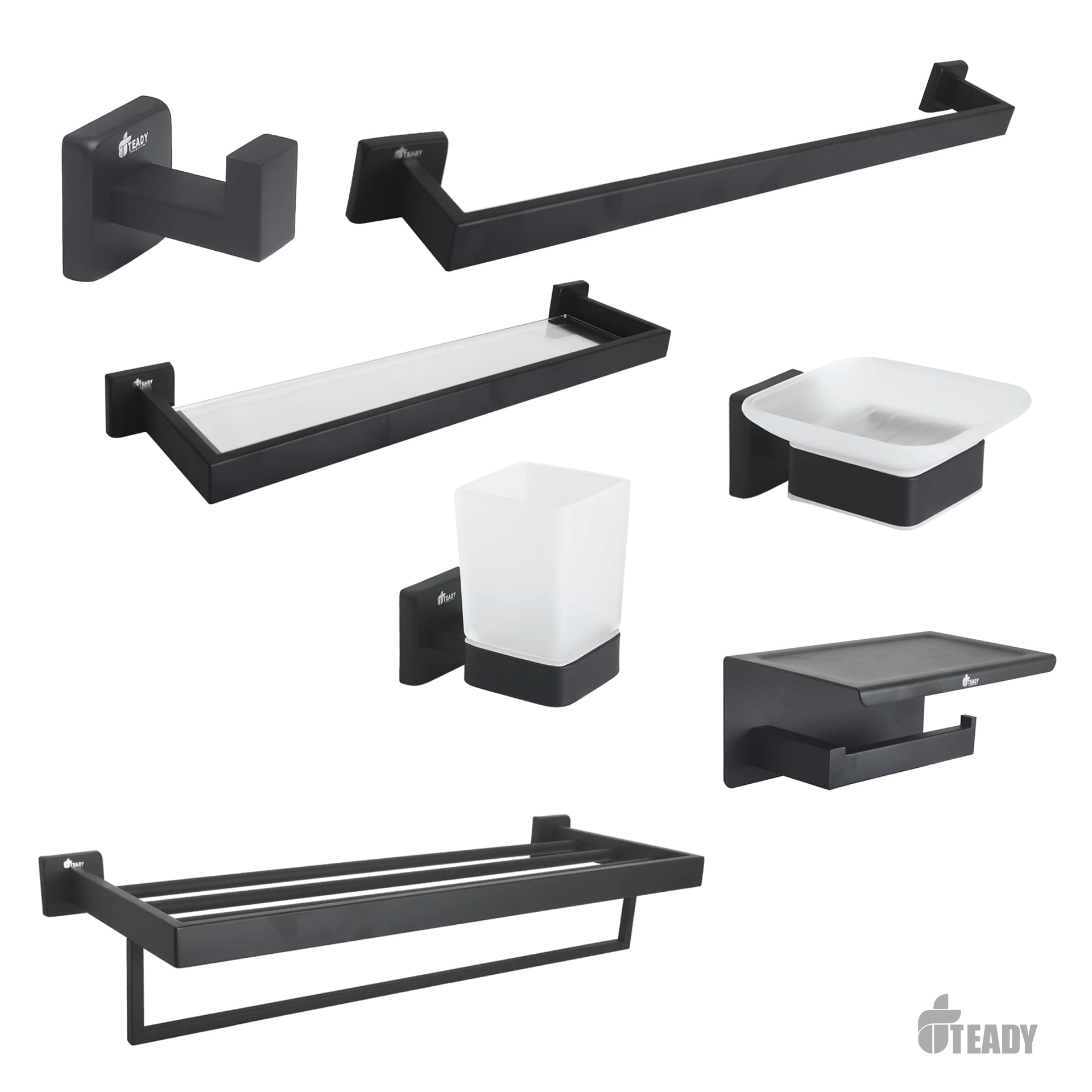 BỘ PHỤ KIỆN HỢP KIM MẠ TĨNH ĐIỆN ĐEN PGK – 003BL(Ngừng kinh doanh)