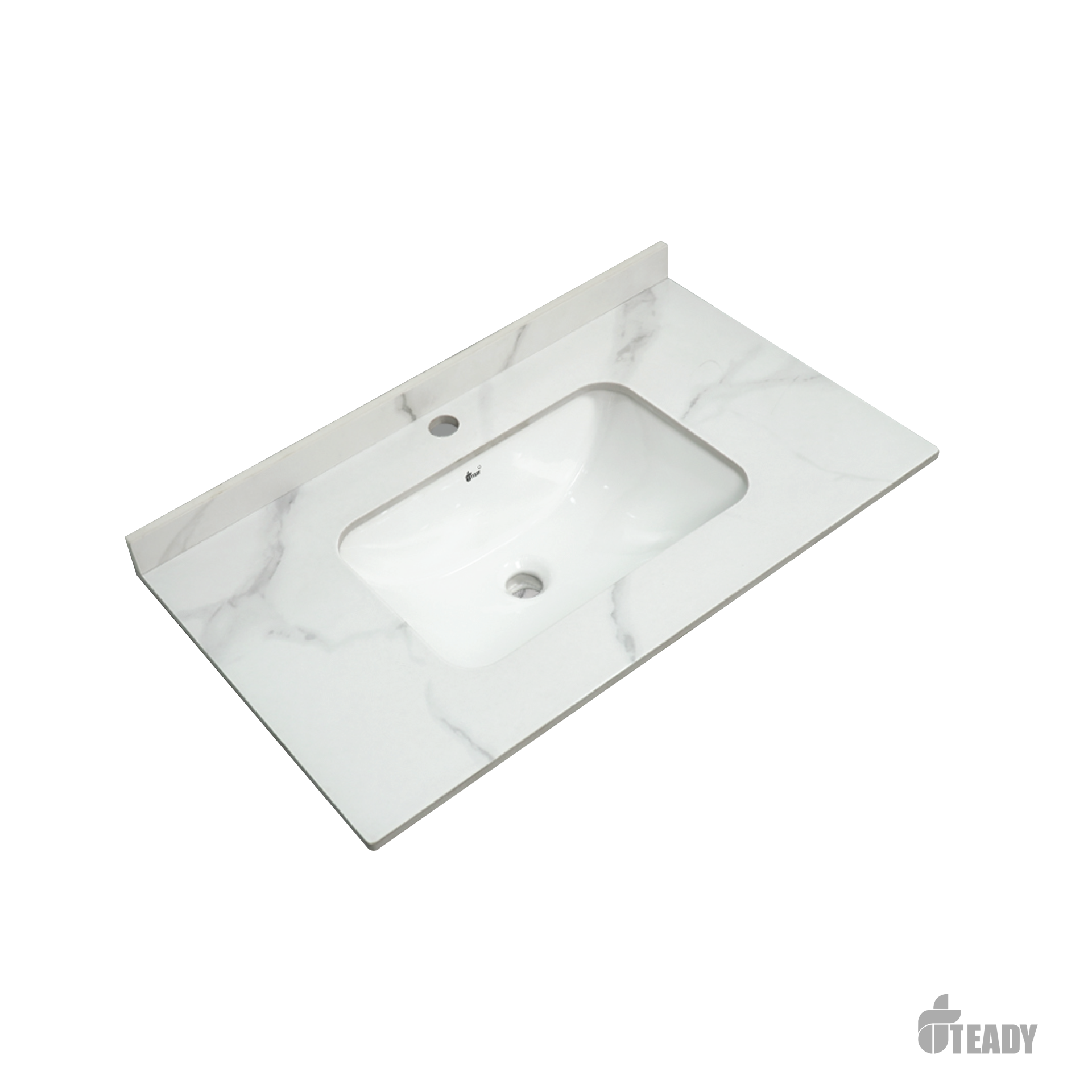 LAVABO + BÀN ĐÁ CHỐNG XƯỚC TRẮNG LV 8047W