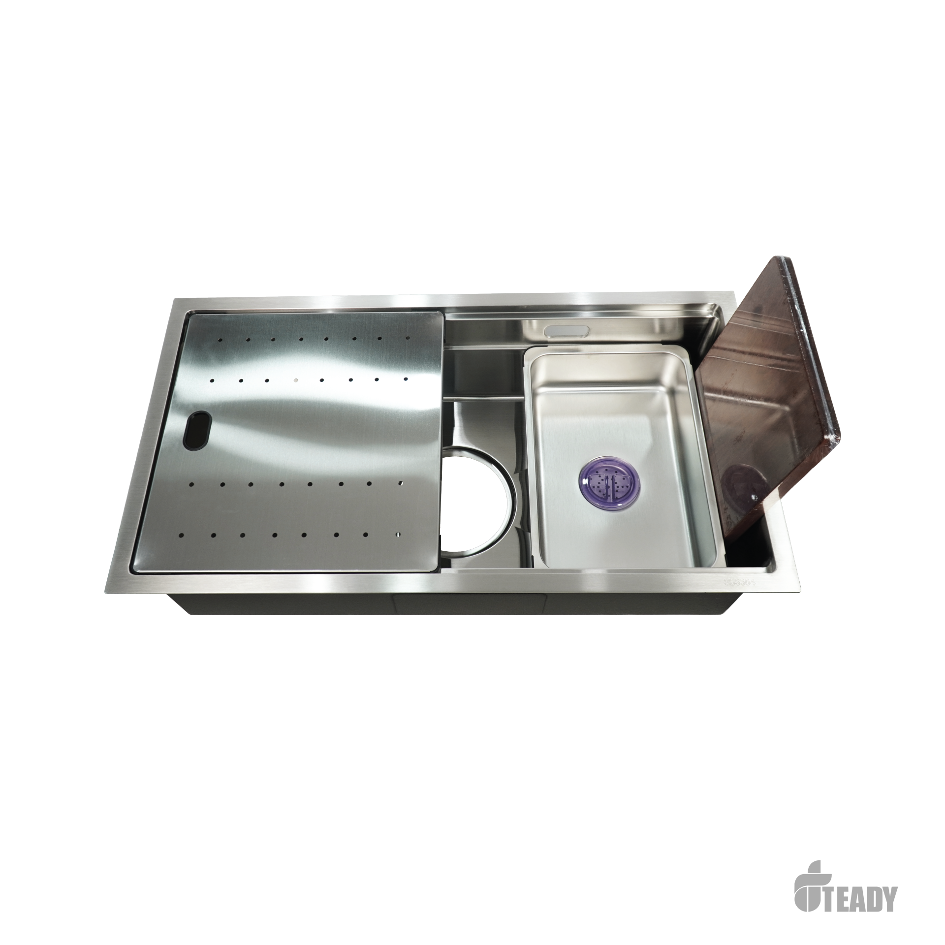 CHẬU RỬA BÁT MỘT HỐ TEADY CRB-NNNK-8245