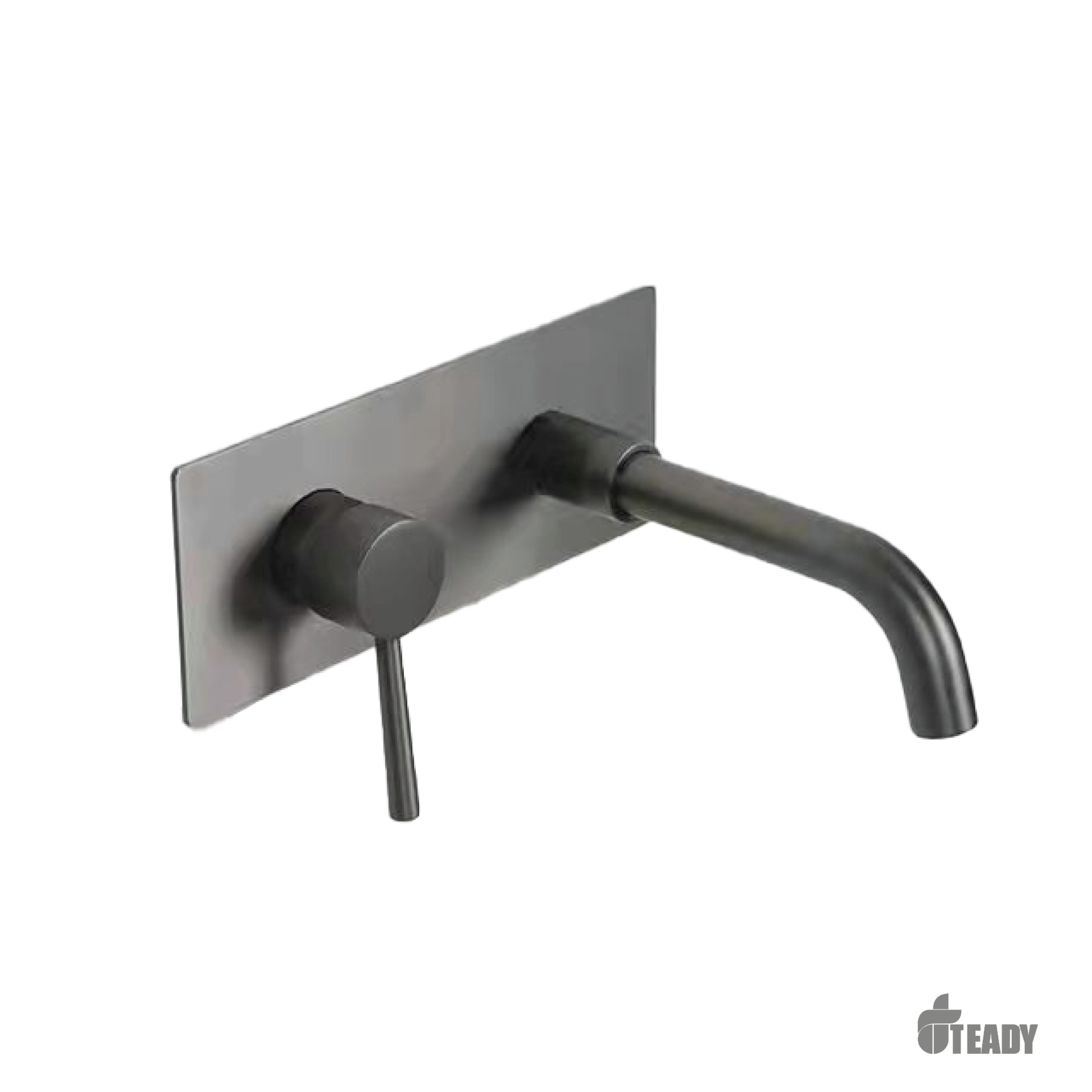 Vòi Lavabo Mạ PVD Cao Cấp Màu Xám Teady VA001